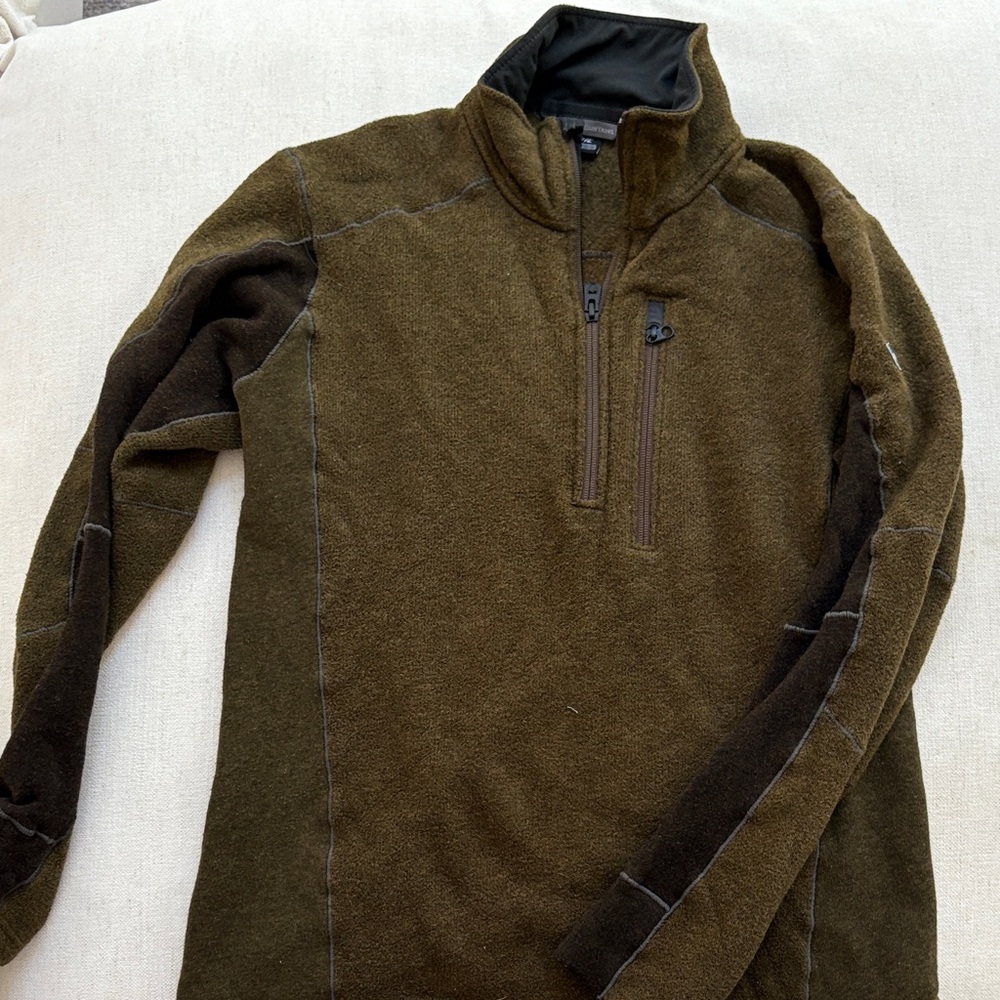 Kuhl Olive Green Quarter-Zip Pullover